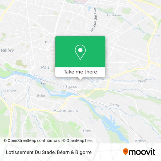 Lotissement Du Stade map