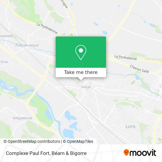 Complexe Paul Fort map