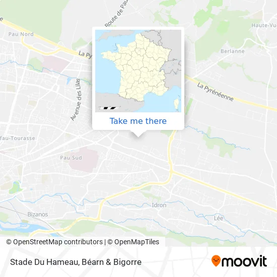 Stade Du Hameau map