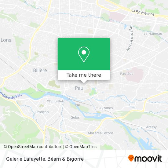 Galerie Lafayette map