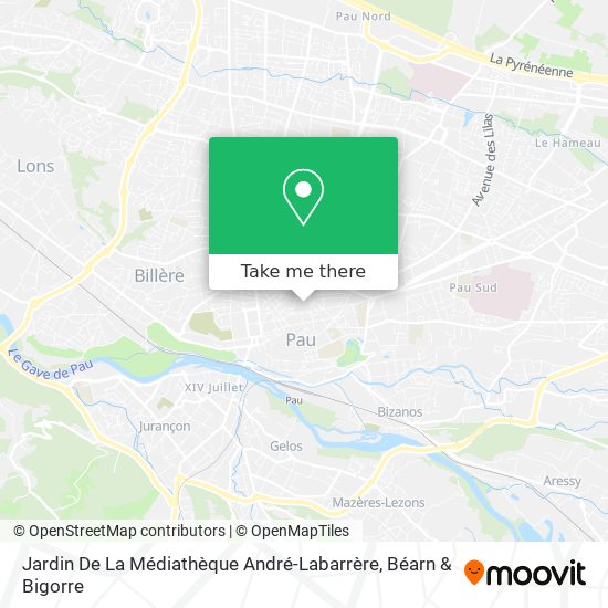 Jardin De La Médiathèque André-Labarrère map