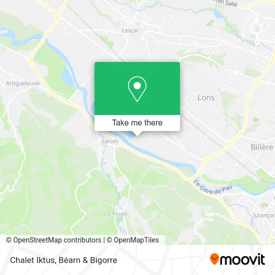 Chalet Iktus map
