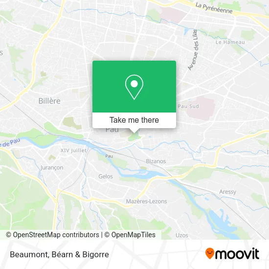 Beaumont map