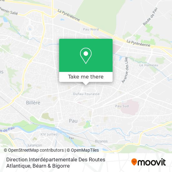 Direction Interdépartementale Des Routes Atlantique map