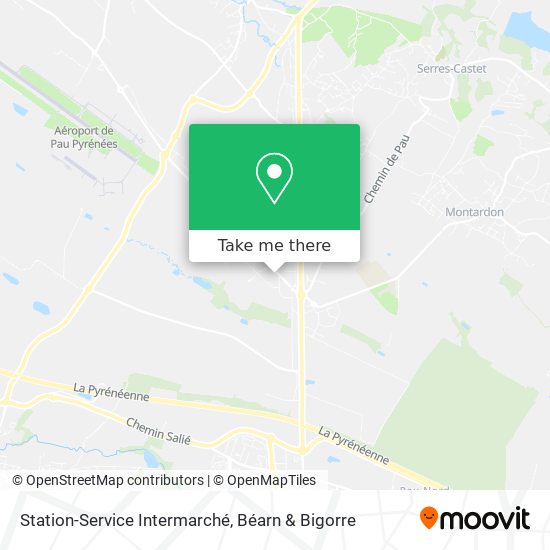 Station-Service Intermarché map