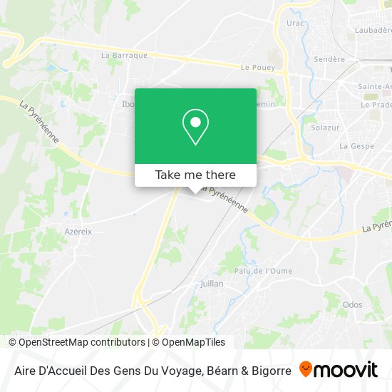 Aire D'Accueil Des Gens Du Voyage map