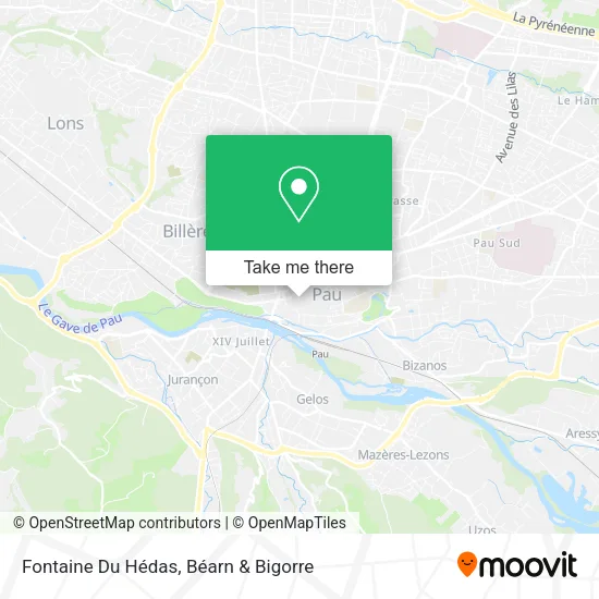Fontaine Du Hédas map