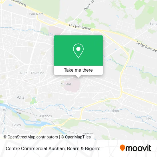 Centre Commercial Auchan map