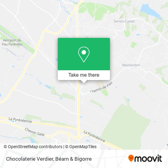 Chocolaterie Verdier map