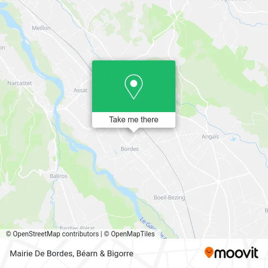 Mairie De Bordes map