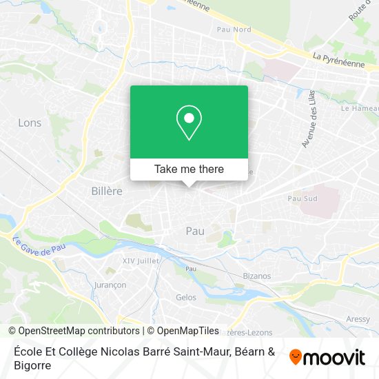 École Et Collège Nicolas Barré Saint-Maur map