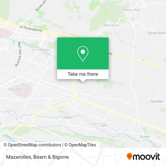 Mazerolles map