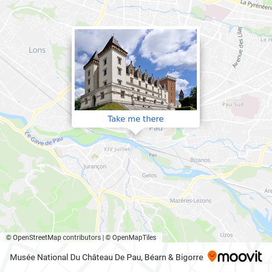 Musée National Du Château De Pau map