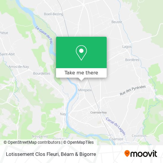 Lotissement Clos Fleuri map