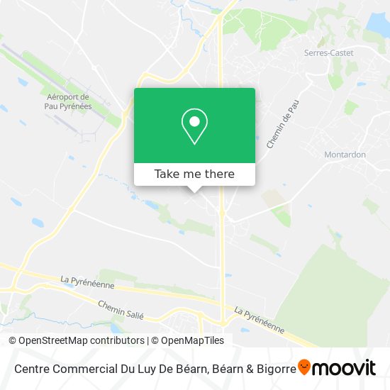 Centre Commercial Du Luy De Béarn map