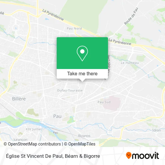 Église St Vincent De Paul map