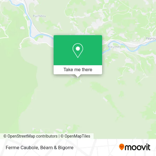 Ferme Caubole map