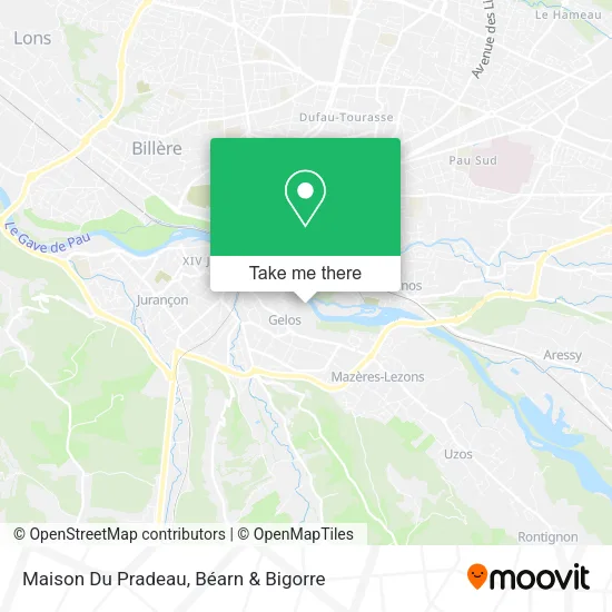 Maison Du Pradeau map