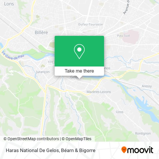 Haras National De Gelos map