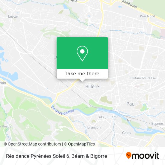 Résidence Pyrénées Soleil 6 map