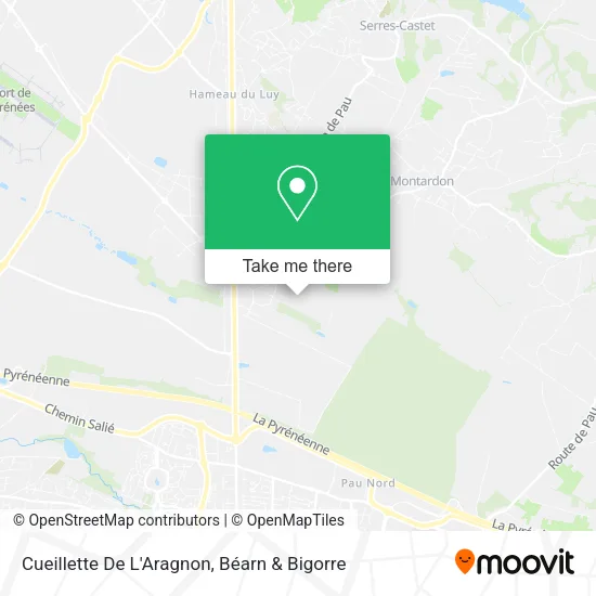 Cueillette De L'Aragnon map
