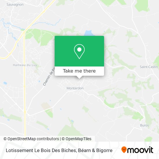 Lotissement Le Bois Des Biches map