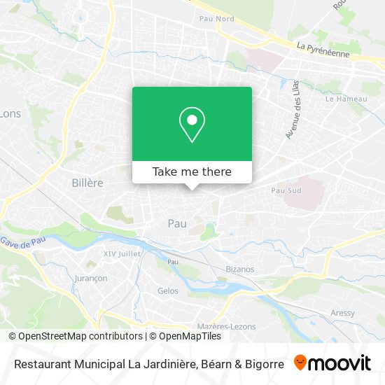 Restaurant Municipal La Jardinière map