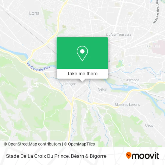 Stade De La Croix Du Prince map