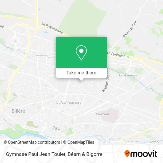 Gymnase Paul Jean Toulet map