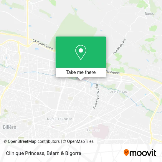 Clinique Princess map