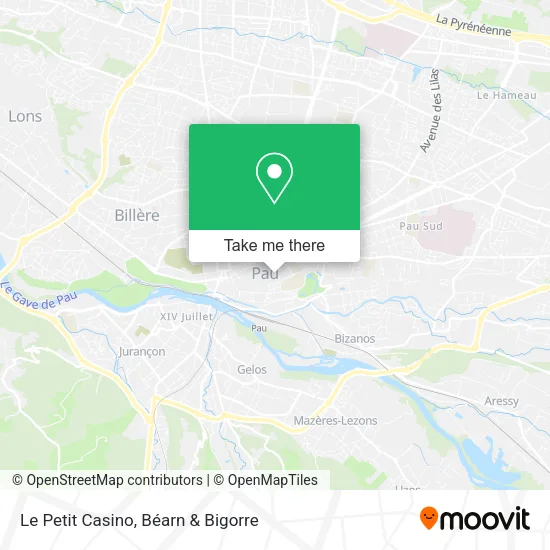 Le Petit Casino map