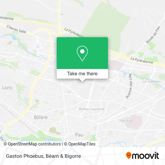 Gaston Phoebus map