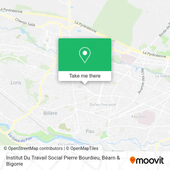 Institut Du Travail Social Pierre Bourdieu map