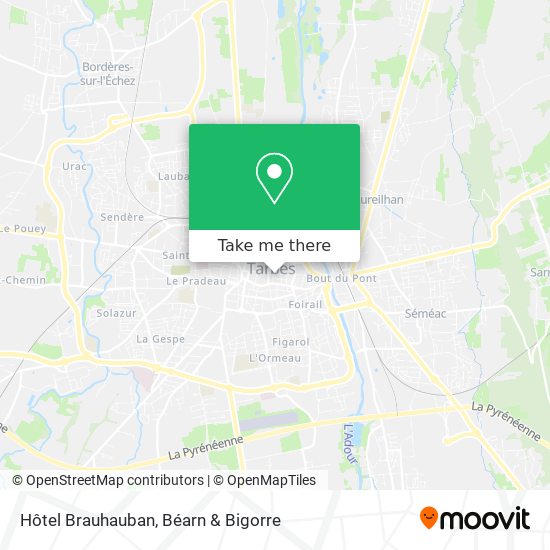Hôtel Brauhauban map