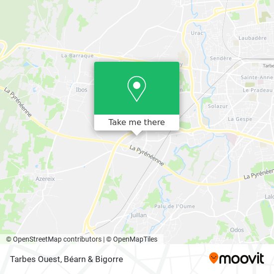 Tarbes Ouest map