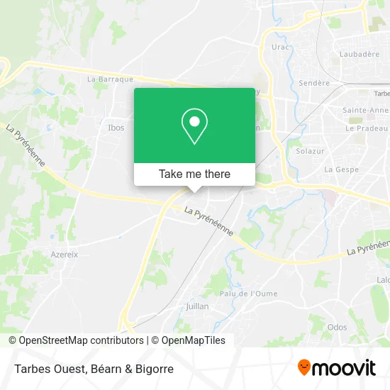 Tarbes Ouest map