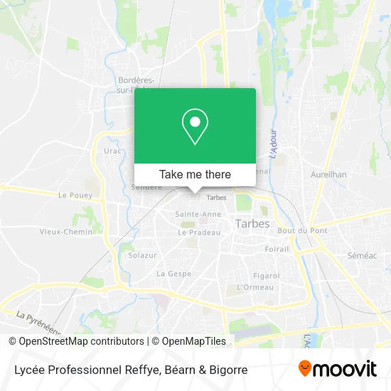 Lycée Professionnel Reffye map