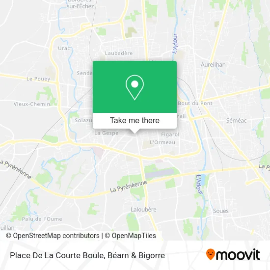 Place De La Courte Boule map