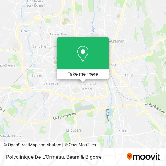 Polyclinique De L'Ormeau map