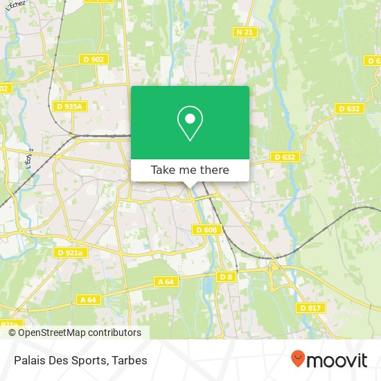 Palais Des Sports map