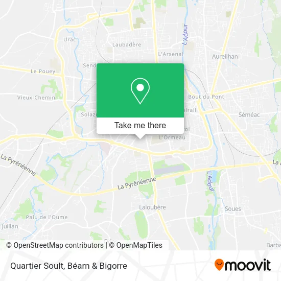 Quartier Soult map