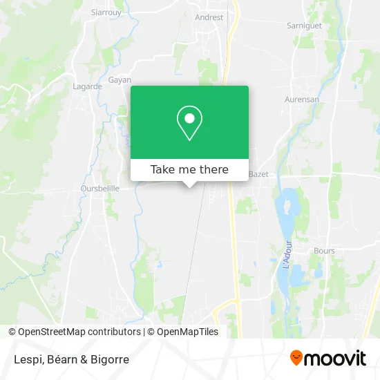 Lespi map