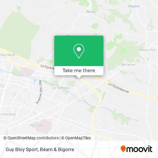 Guy Bloy Sport map