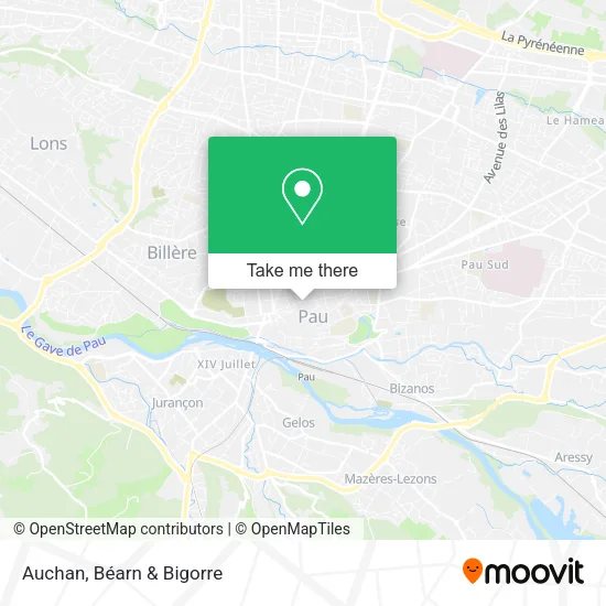 Auchan map