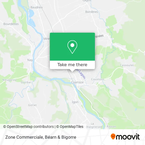Zone Commerciale map