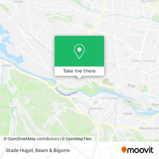 Stade Hugot map