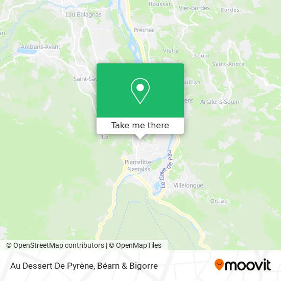 Au Dessert De Pyrène map