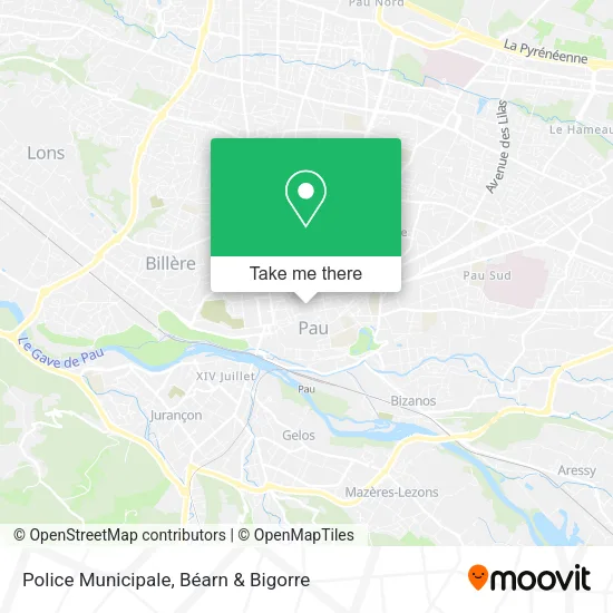 Police Municipale map