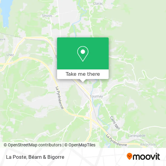 La Poste map