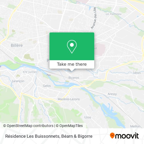 Résidence Les Buissonnets map